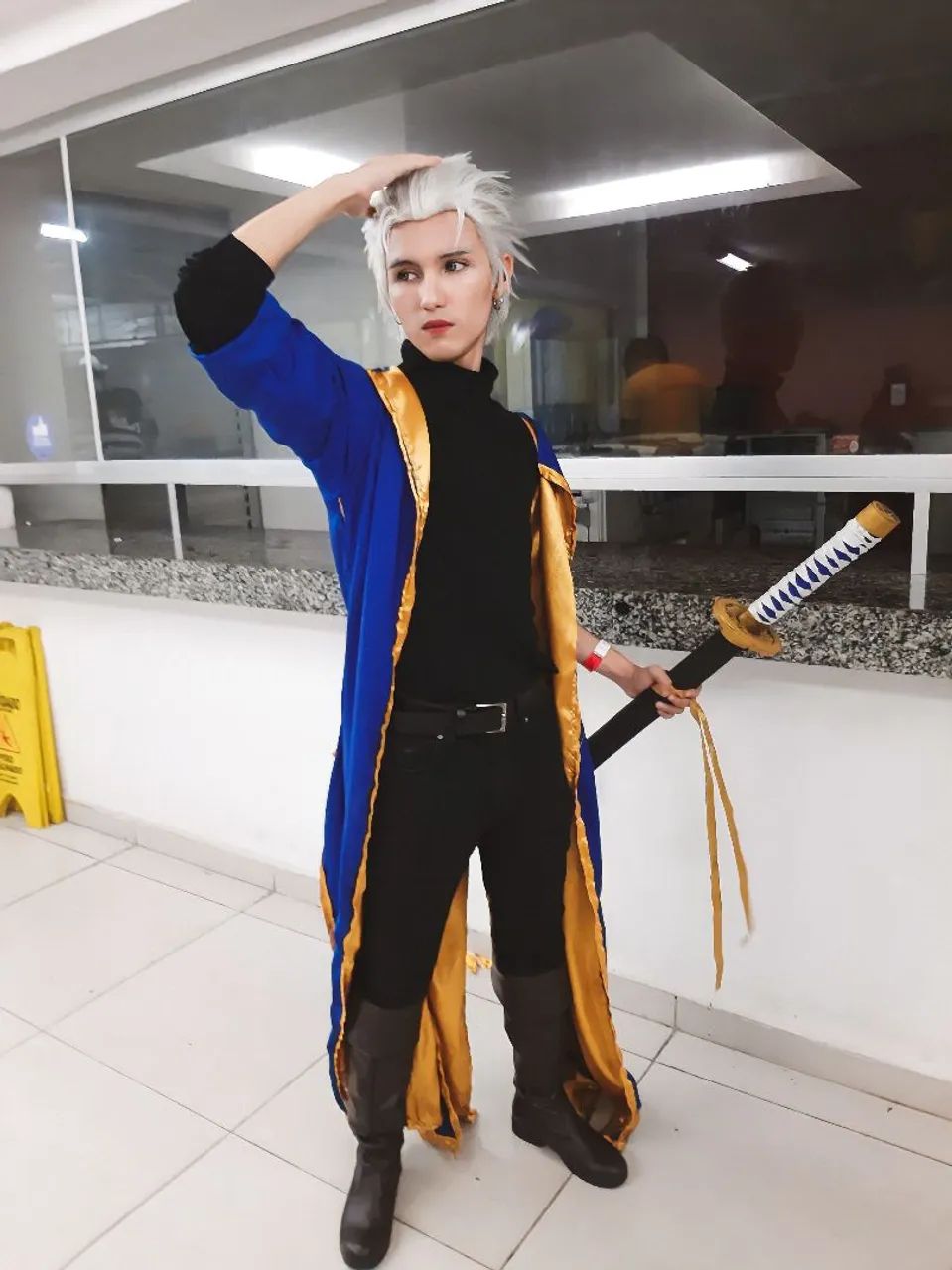 sobretudo vergil devil may cry 3 cosplay - Foto 2
