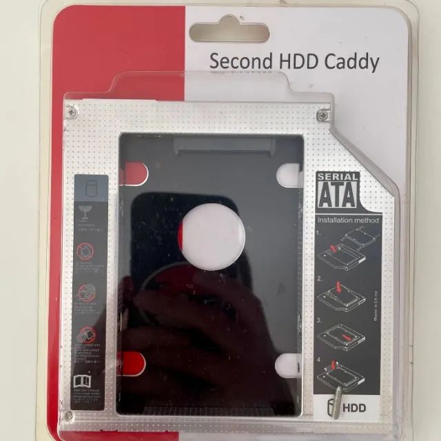 hdd caddy: transforme seu drive óptico em armazenamento extra! - Foto 2