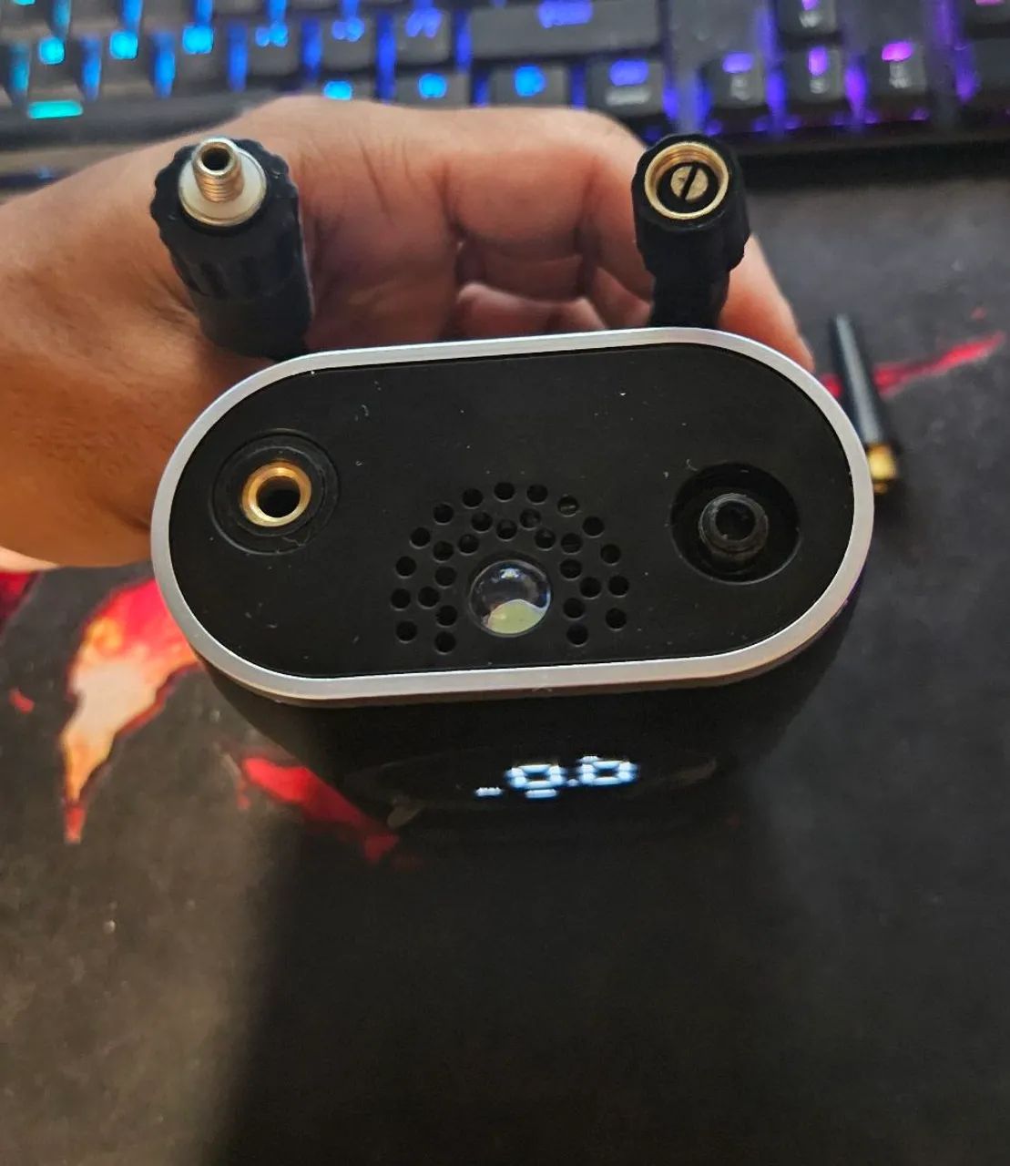 Compressor/bomba de ar para veículos, bolas e brinquedos - Foto 6