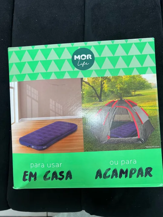 Colchão inflável Mor Life para camping e casa