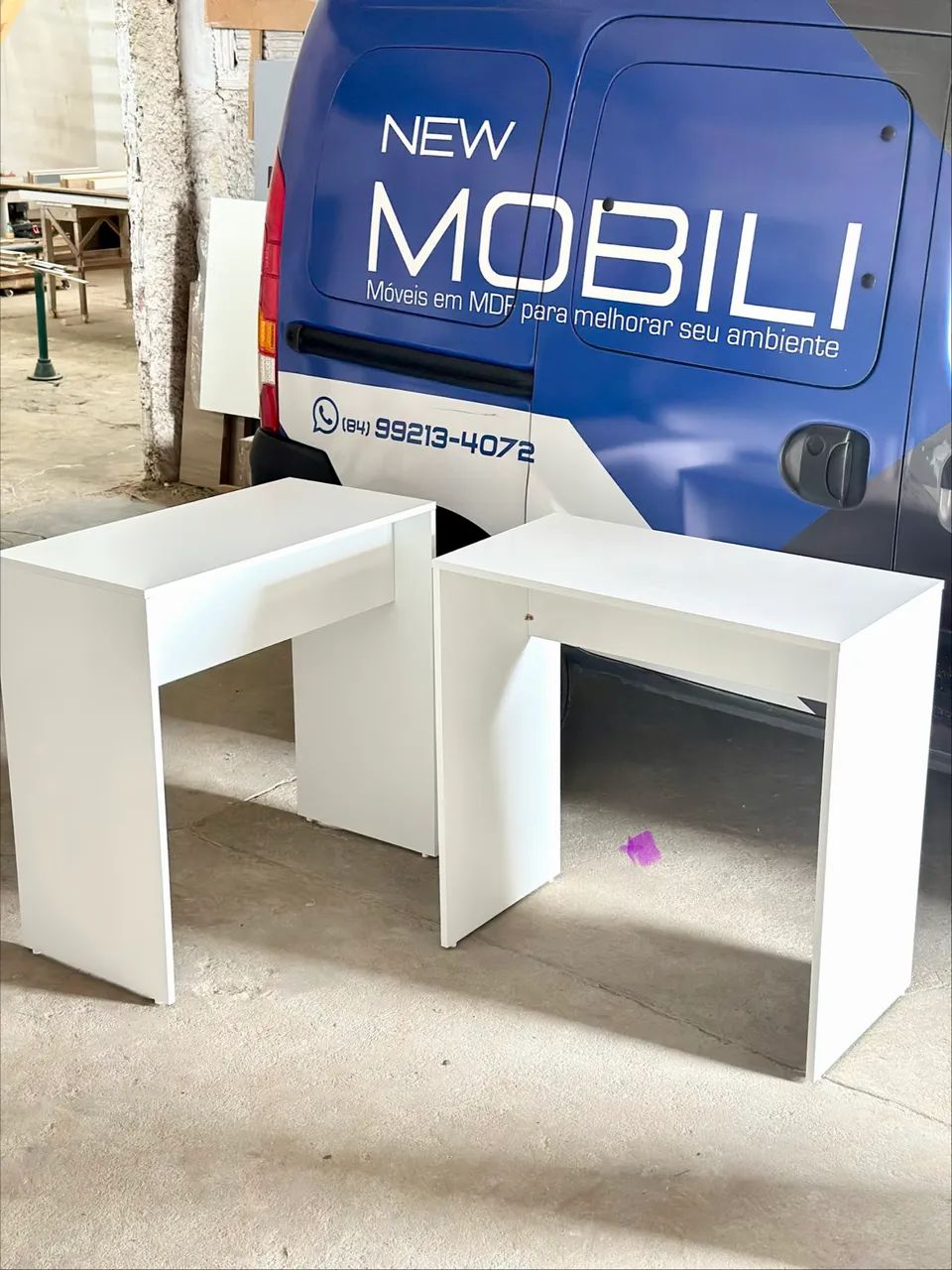 MESA DE ESCRITÓRIO DE MDF DISPONÍVEL  - Foto 3