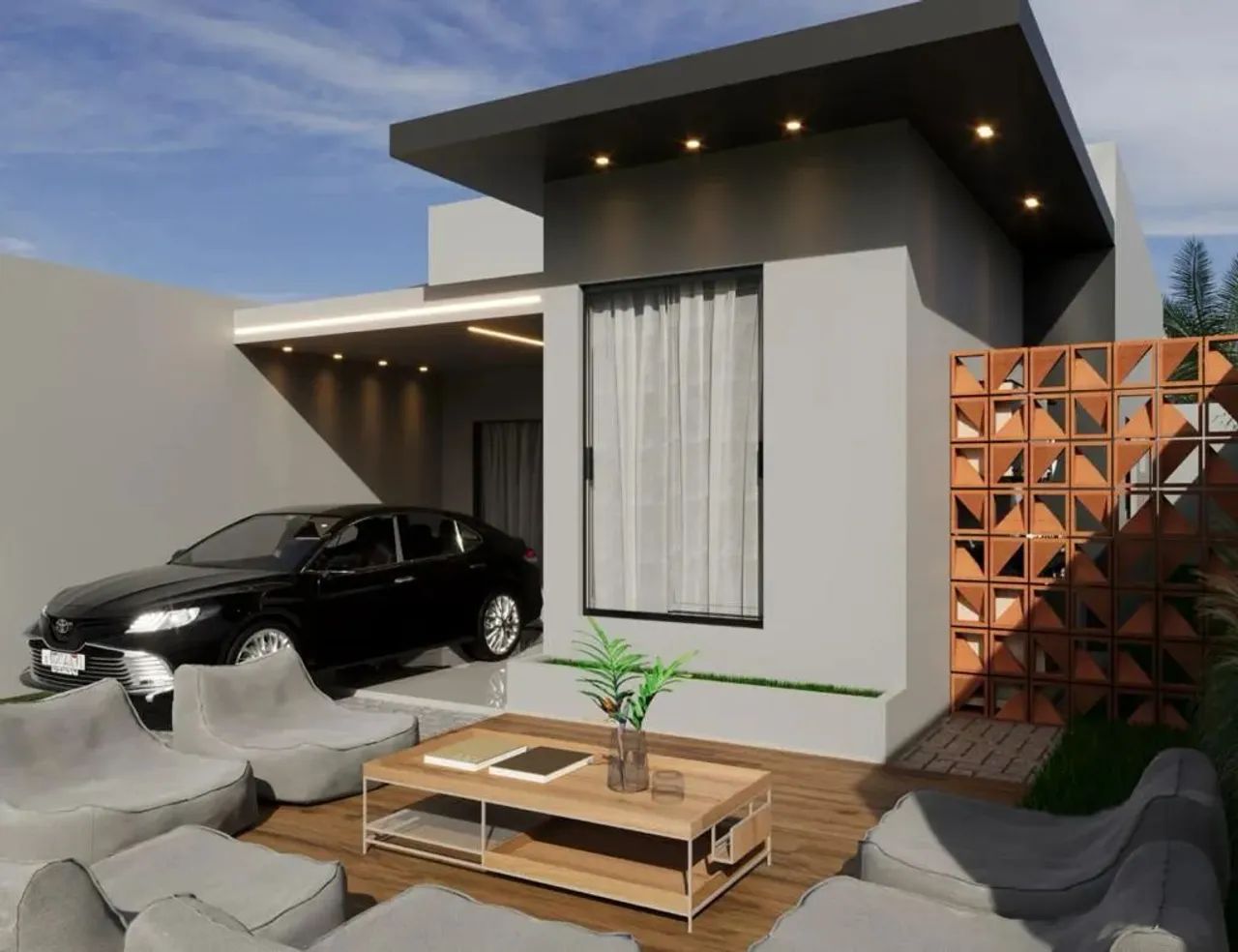 SF Casa a venda semi finalizadas no Vale Quem tem com 03 quartos e uma suíte - Foto 5