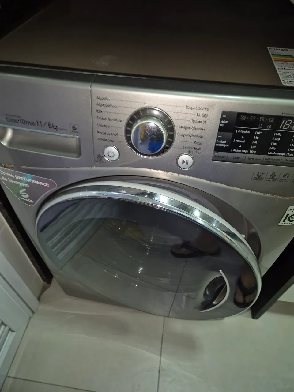Lavadora LG Direct Drive 11/6kg