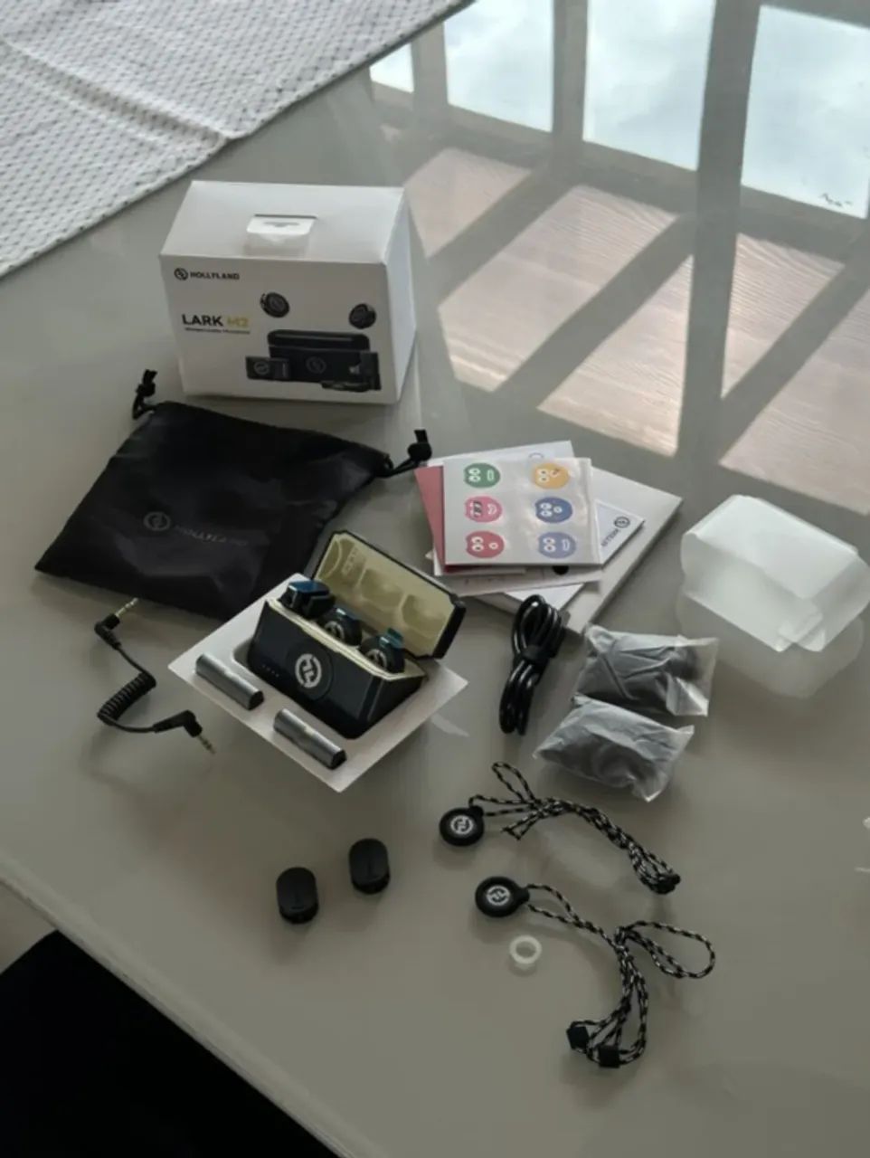  Lark M2 Hollyland Microfone Lapela Combo Universsal Lacrado - Foto 3