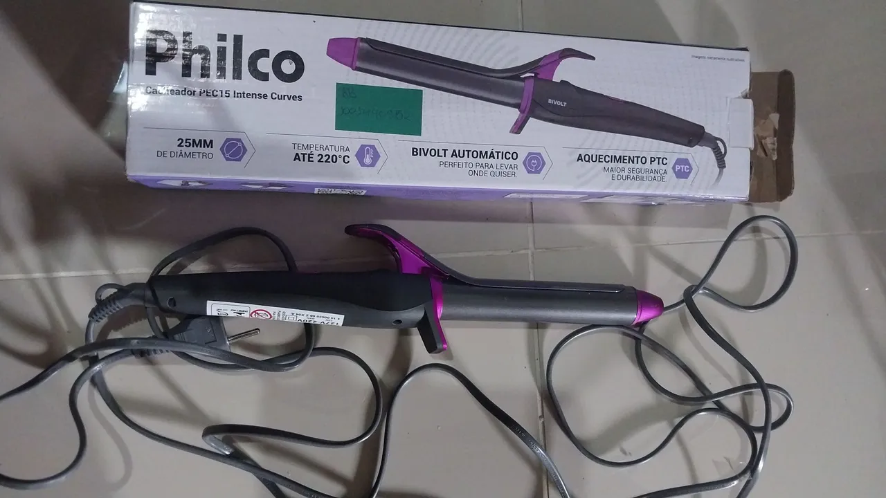 Modelador de Cachos Philco PEC15 Intense Curves