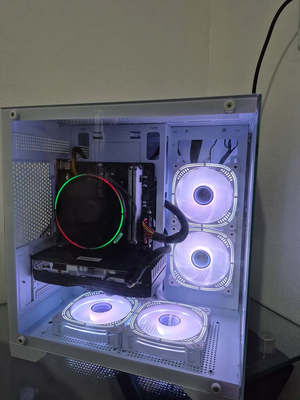 PC Gamer Completo - Ryzen 5 5500 - RX 6600 - 16GB RAM - Foto 2