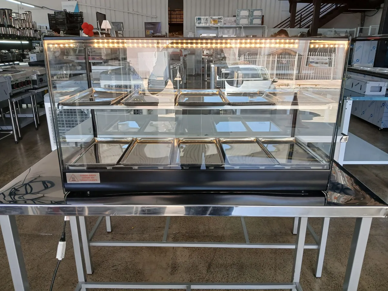 Estufa Para Salgados 10 Bandejas Dupla Evr Led Preto Titã
