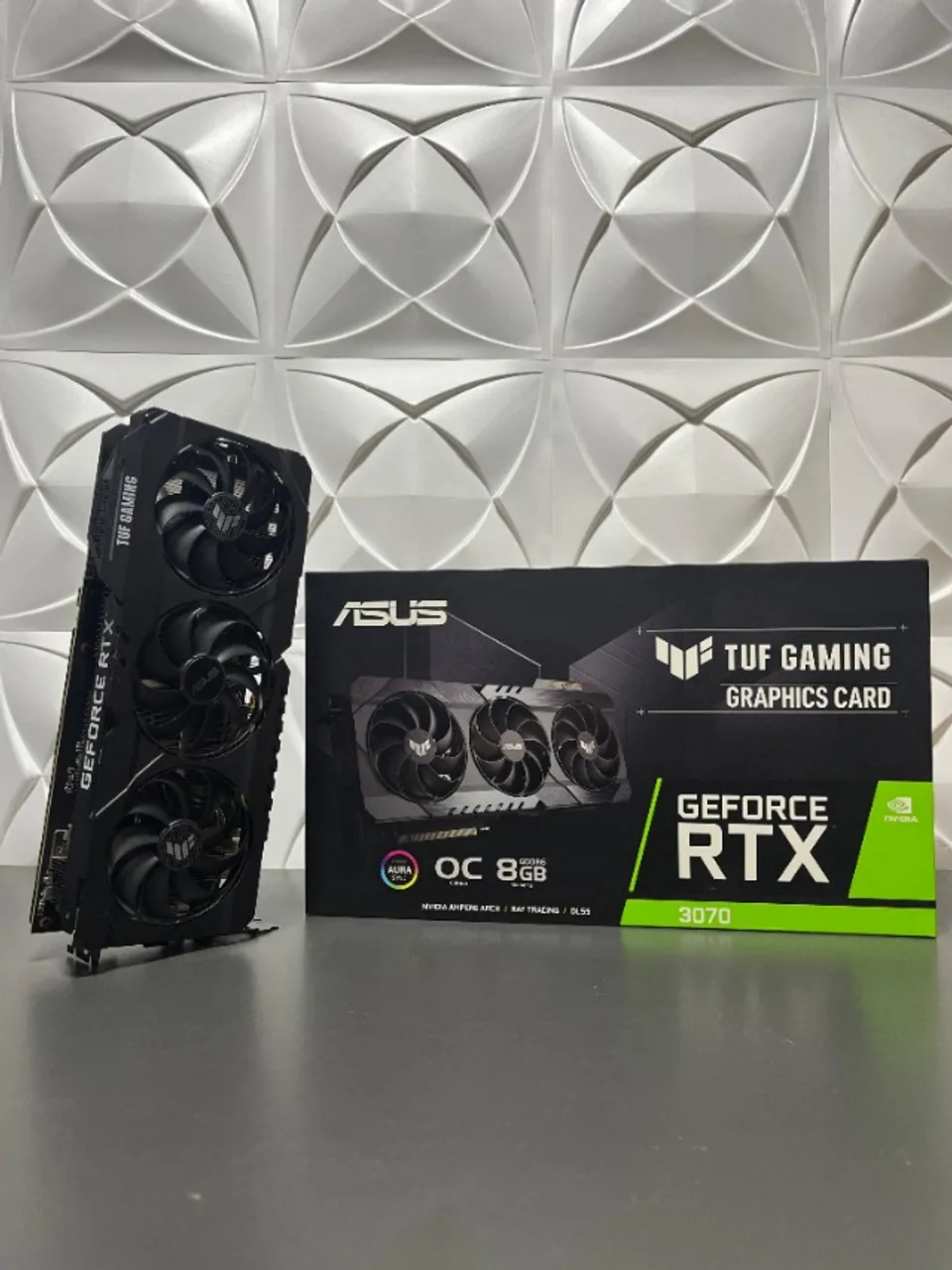 Placa de vídeo Asus Tuf Gaming RTX 3070 8GB GDDR6 - Loja Física Thunder - Até 21x/Garantia