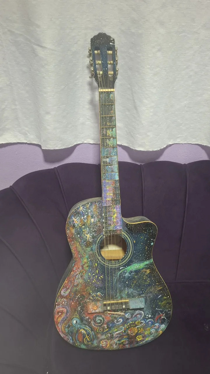Violão Acústico Customizado - Arte Única