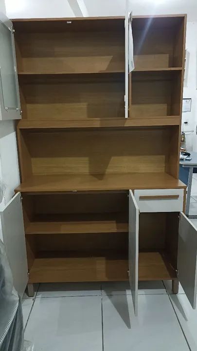Armário de Cozinha Amadeirado - Foto 2
