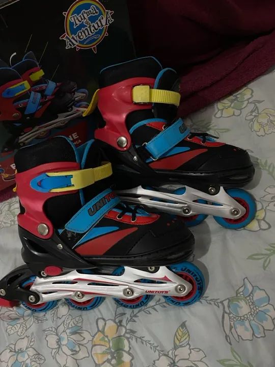 Patins Inline Infantil - Turma da Aventura - 33-37 - Foto 5