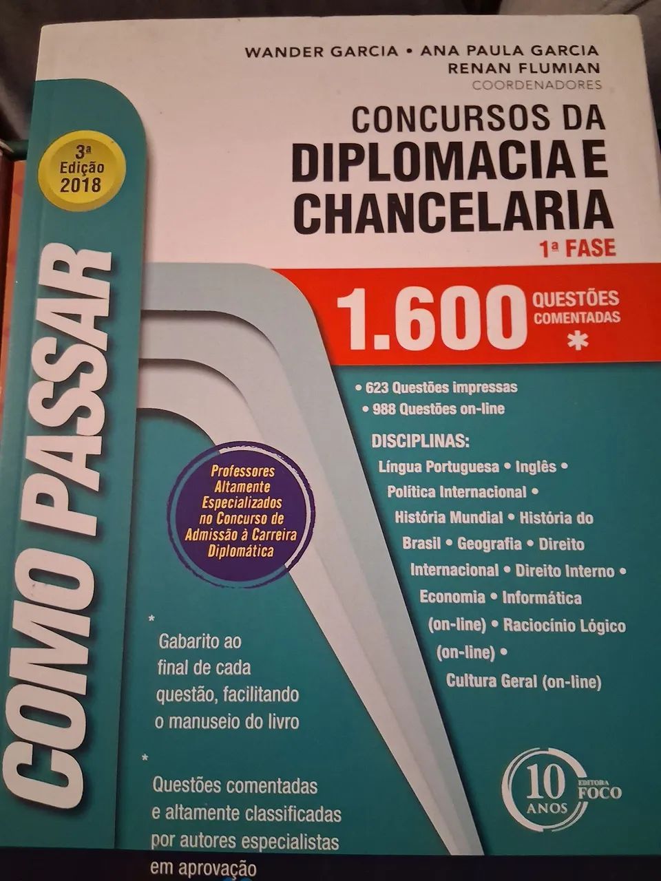 Concurso da Diplomacia e chancelaria 1600 questões 