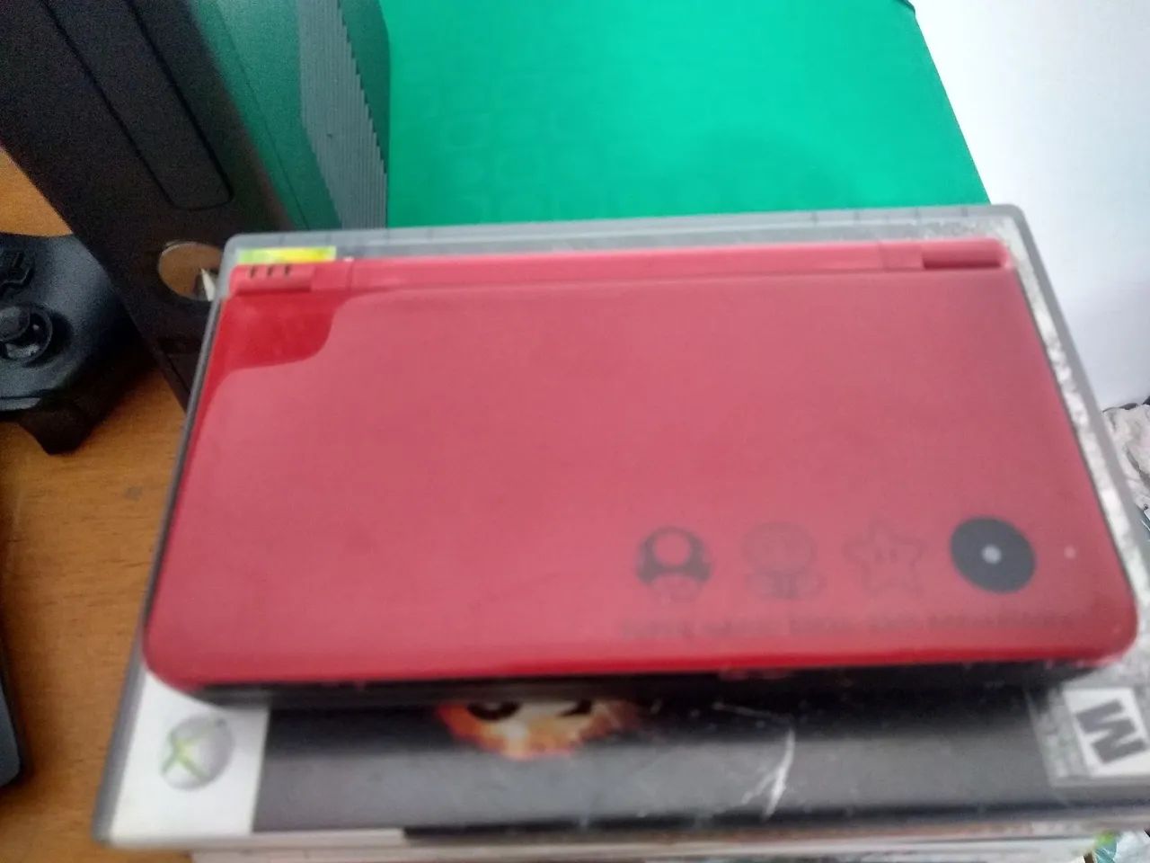 Nintendo DSXL Vermelho Edição Mário Bros 25 Anos