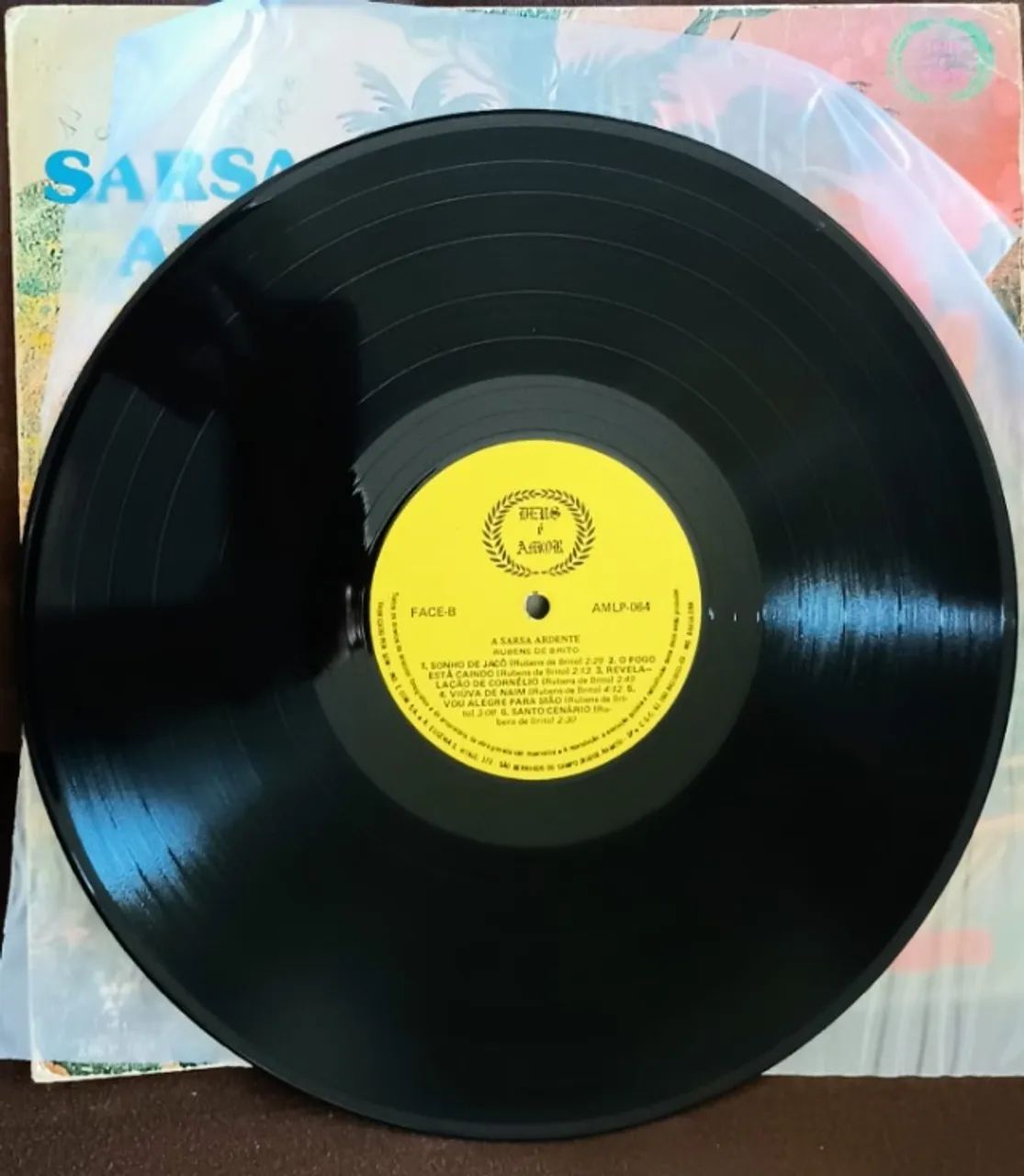 Lp Disco de Vinil Gospel Evangélico - Rubens De Brito - Sarsa Ardente - Raro - Foto 3