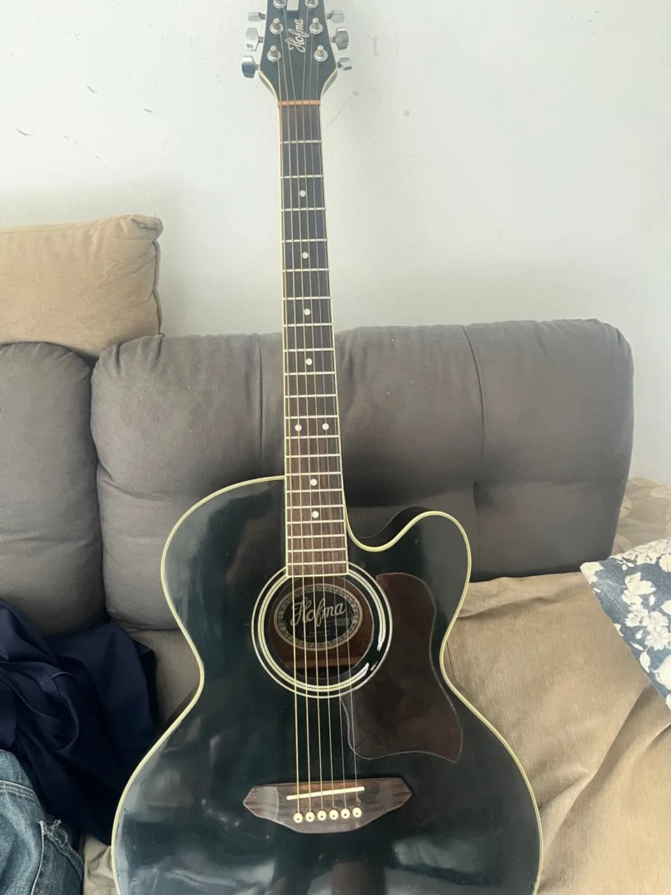 Violão Hofma Acústico Preto