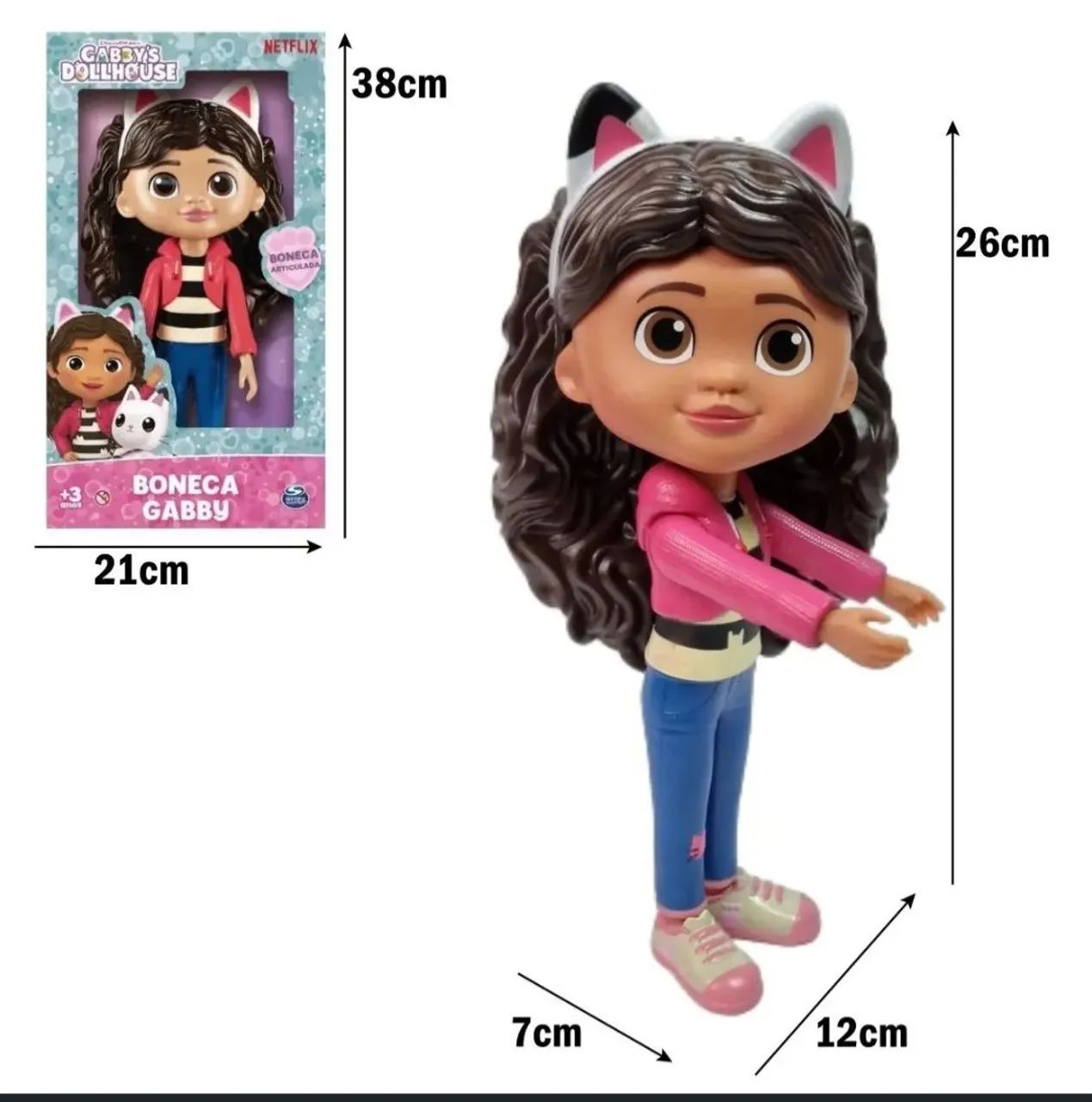 Boneca da gabby e os gatos da mimo - Brinquedos e Jogos - Maria