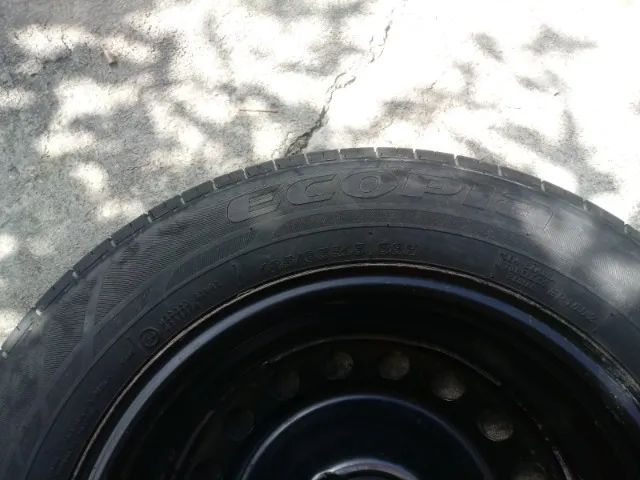Roda + Pneu Aro 15" Renaut Sandero Original - Foto 5