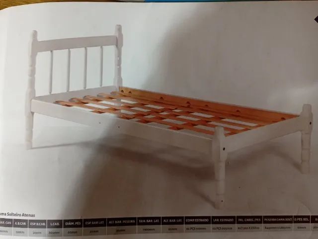 Cama de solteiro