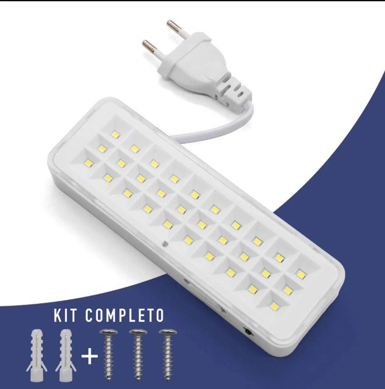 Luminária LED Bivolt 30 Leds - Iluminação para Quadra