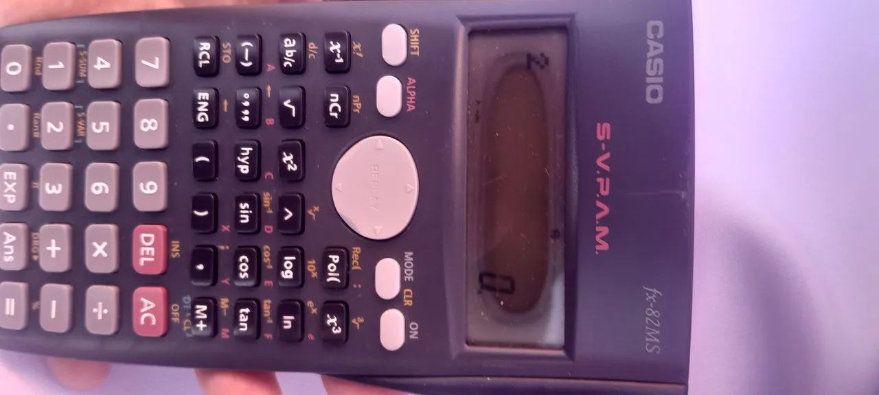 Calculadora científica com mancha no visor - Foto 4