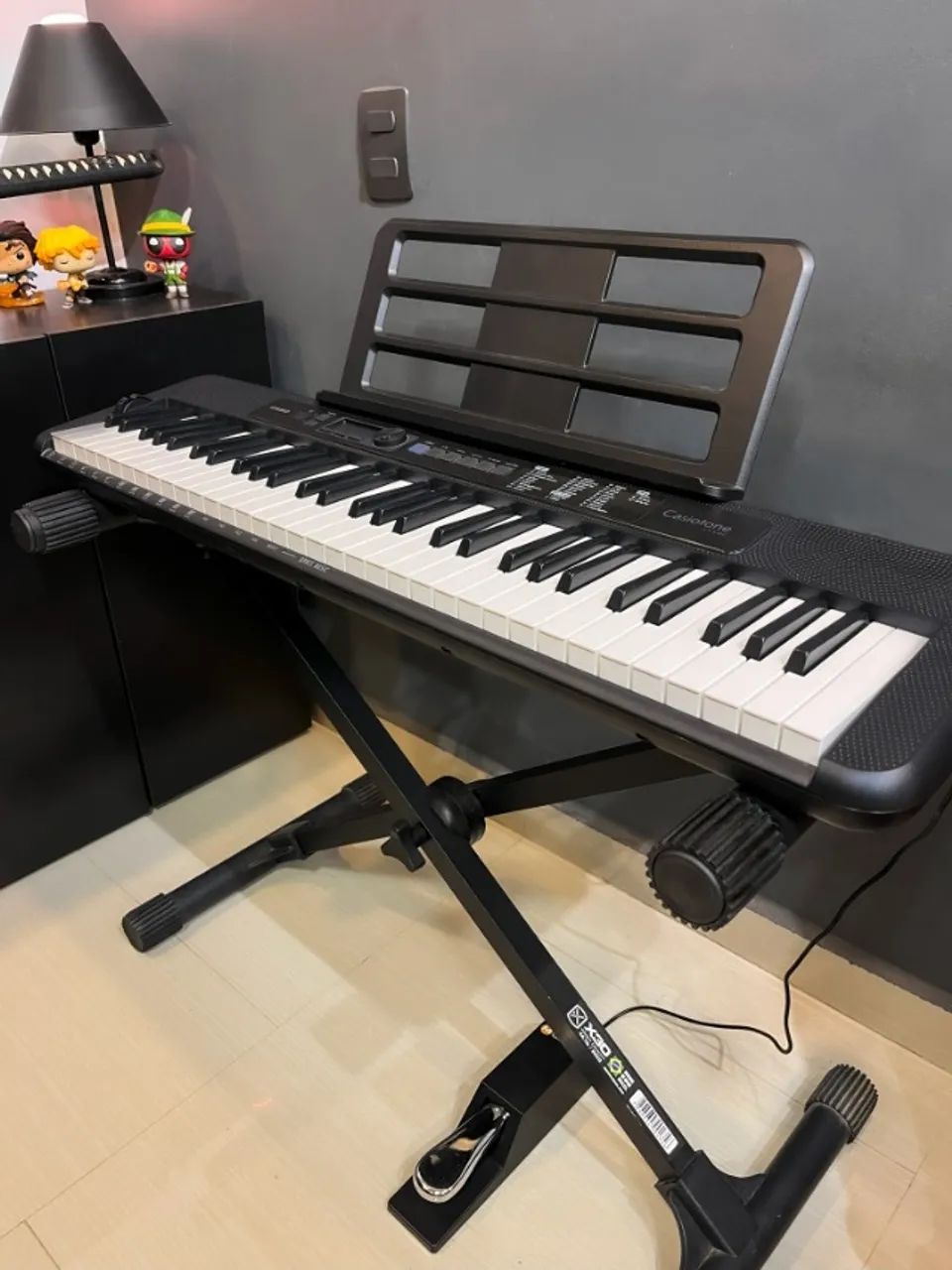 Kit Completo Teclado Musical Casio Casiotone CT-S300 Com Suporte e Pedal de sustentação - Foto 2