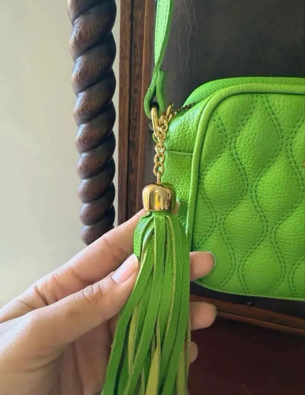 Bolsa Luiza Barcelos Verde - Foto 3