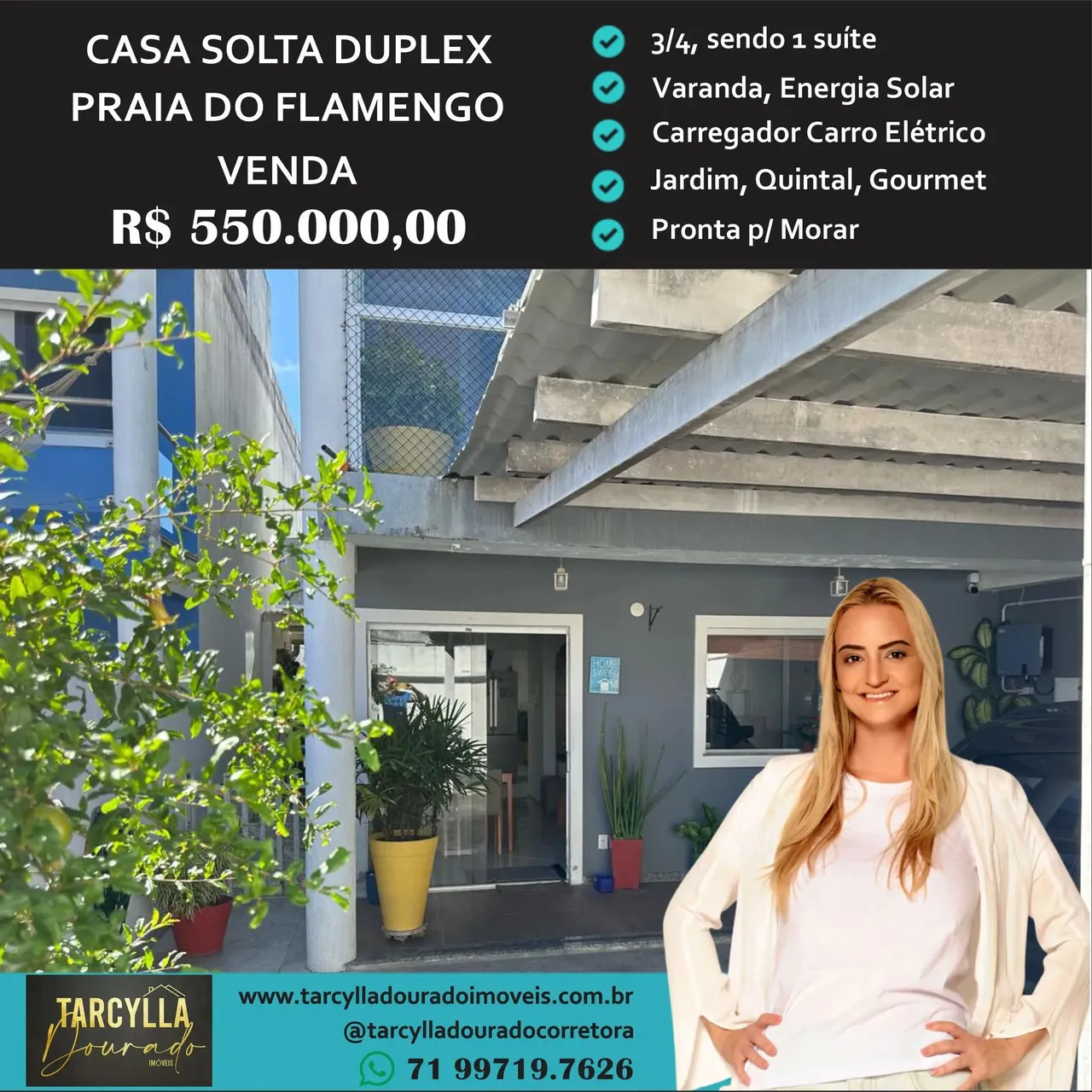 Imóvel para venda possui 130 metros quadrados com 3 quartos em Stella Maris - Salvador - B