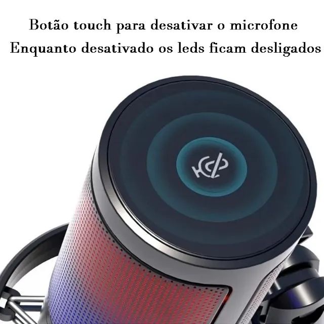 Microfone de Mesa Condensador Profissional Podcast MT-1060R - Foto 3