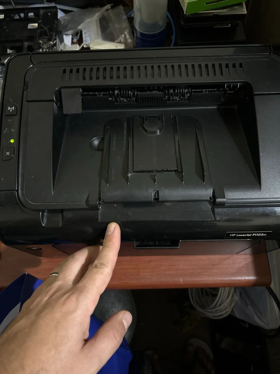 Impressora HP Laser (tonner) monocromático P1102W com Wi-Fi  - Foto 5