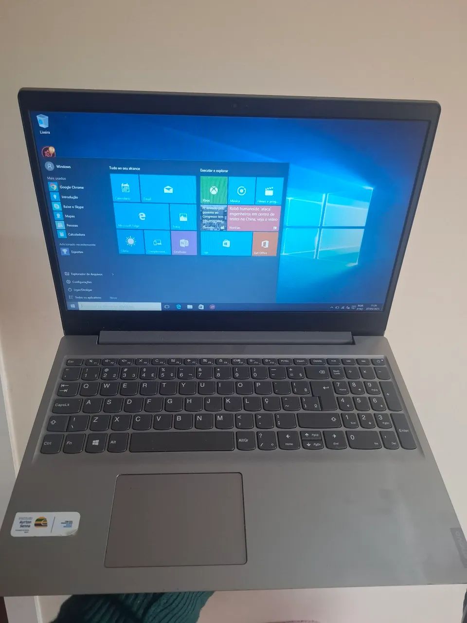 Notebook Lenovo i5 10°th bem conservado,  1000Gb de HD com carregador original.  - Foto 3