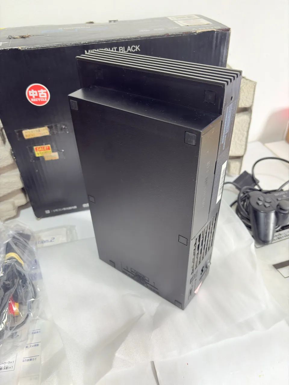 Console Playstation 2 fat midnight black impecavel ps2 - Foto 5
