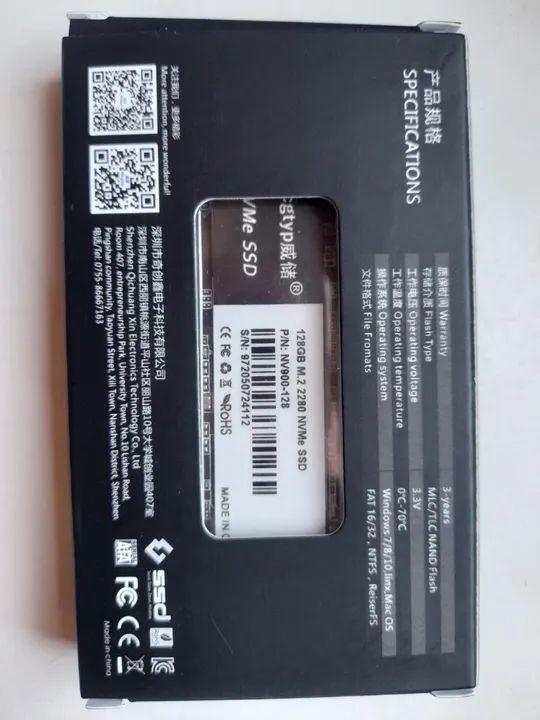 SSD M2 NVME DE 128 GB  - Foto 2