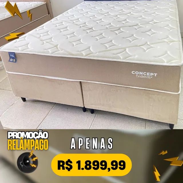 Cama Queen Molas Ensacadas Oferta Relâmpago 