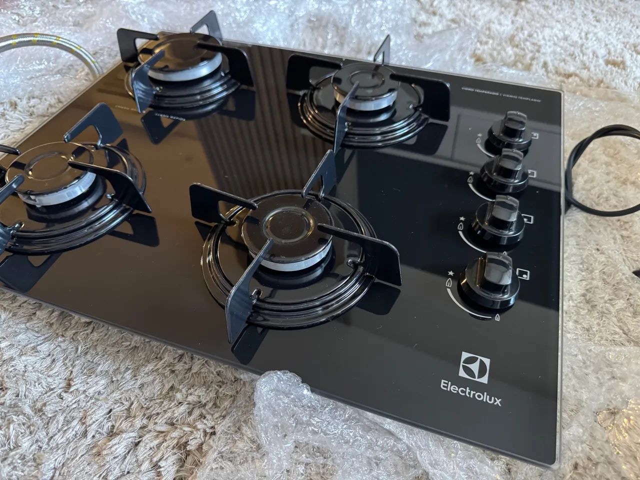 Cooktop 4 Bocas Electrolux KE4GP - Mesa de Vidro Temperado Bivolt - Preto - Foto 2