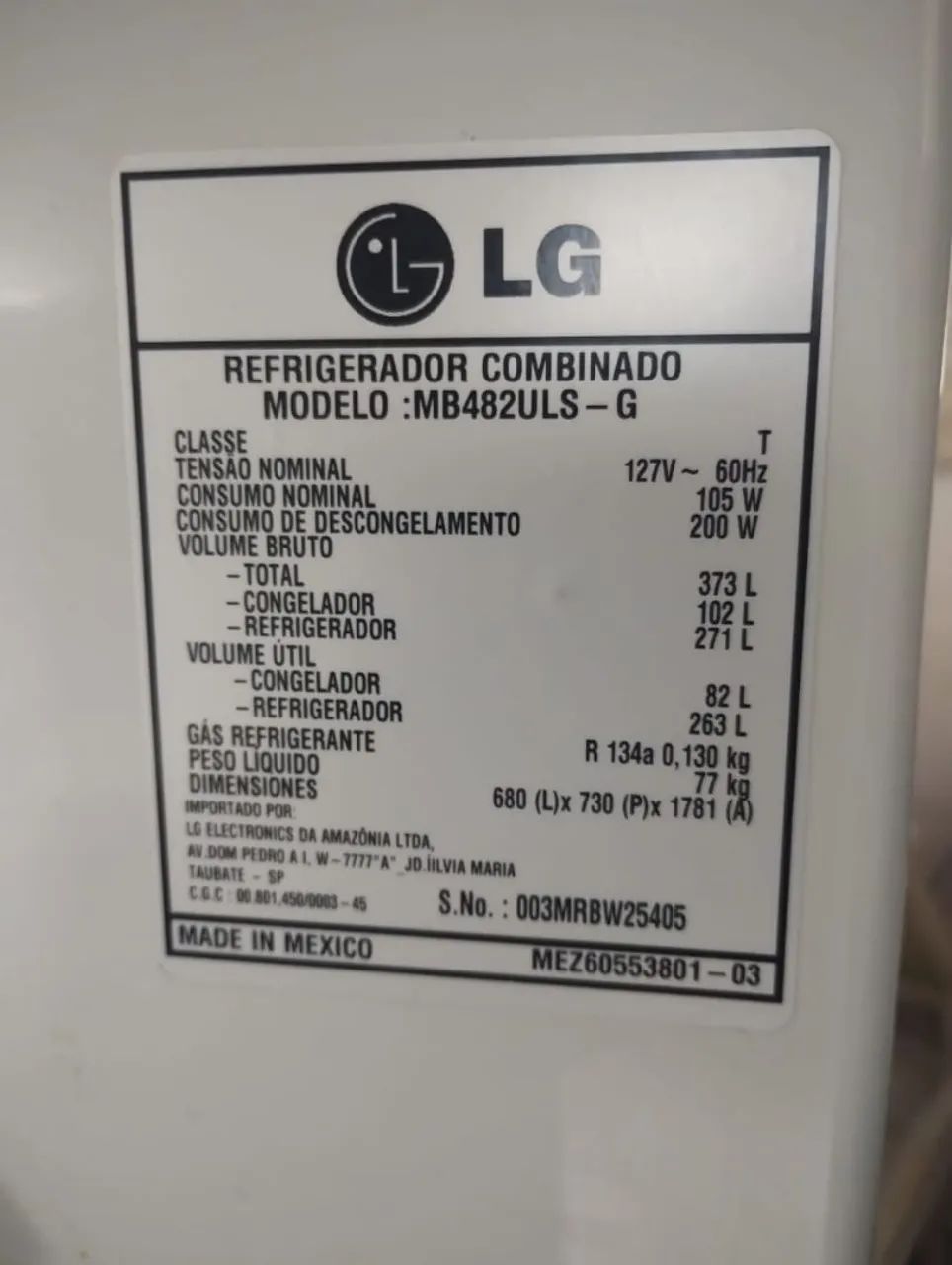 Geladeira LG Duplex com Dispenser de Água - Foto 3