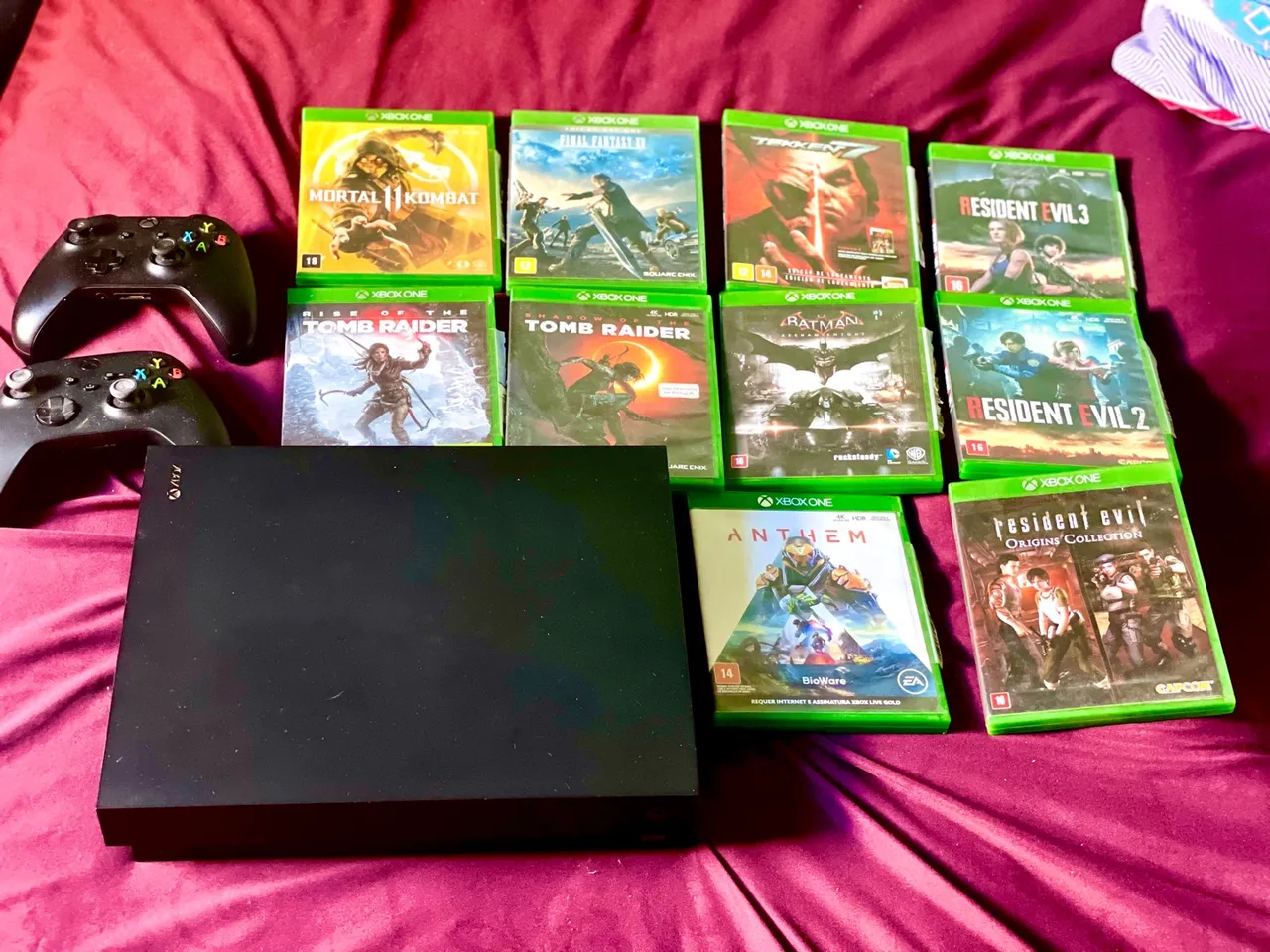 Xbox One + Jogos + Controles