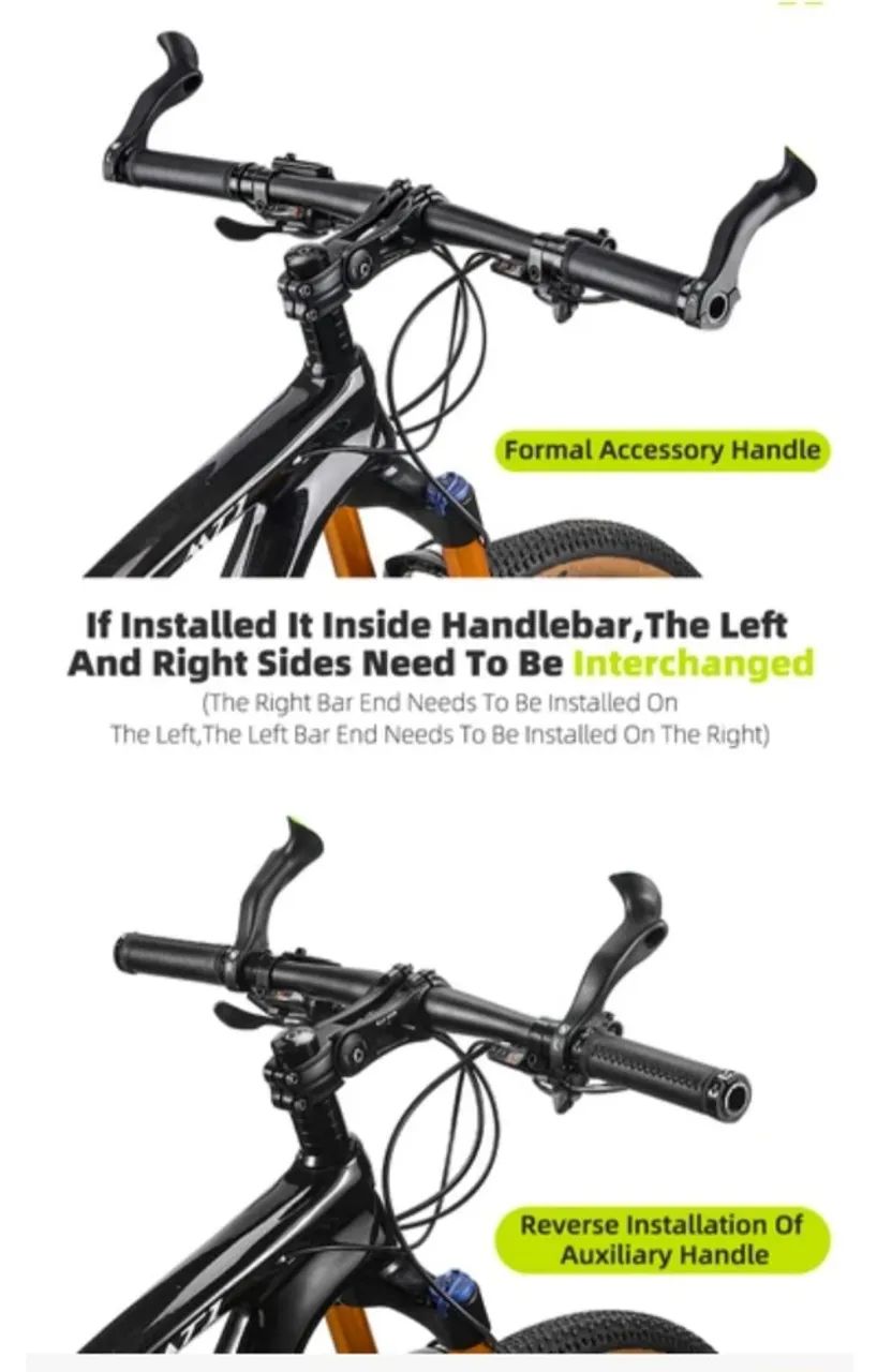 InnerBarEnd alongado Westing Biking chifre bike - Foto 4