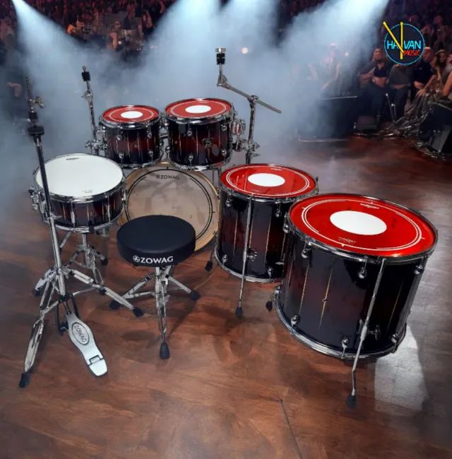 BATERIA ZOWAG Z5 BLACK LIST RED MEDIUM ROCK, Surdos 16