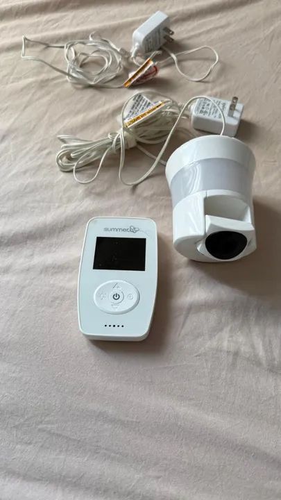 Baba Eletrônica câmera com fio e  monitor recarregável