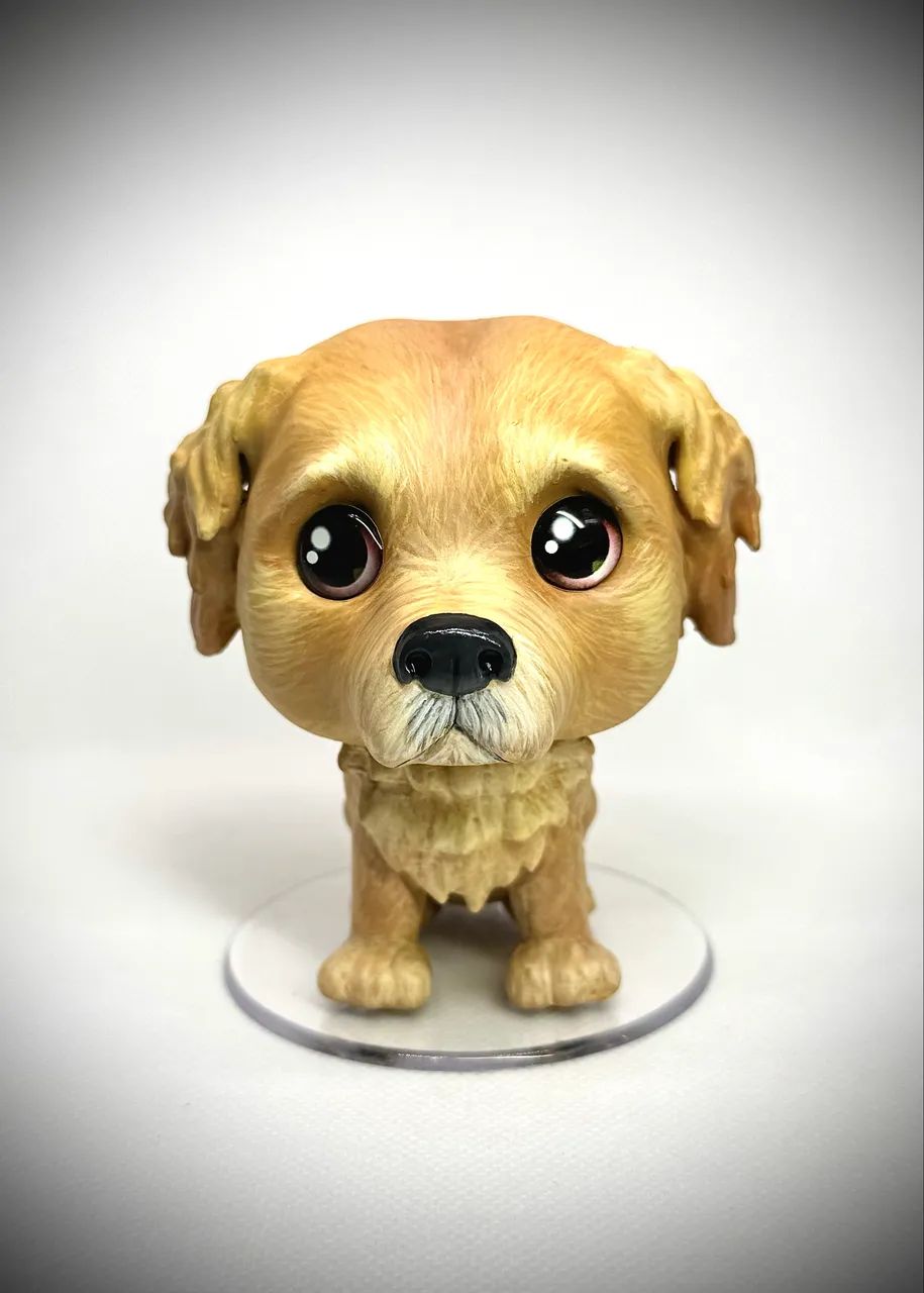 Pet pop miniatura realista Golden 