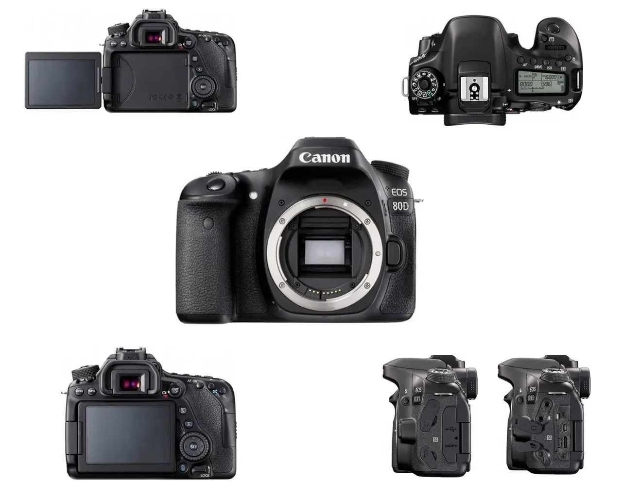 Câmera Canon EOS 80D DSLR - Foto 6