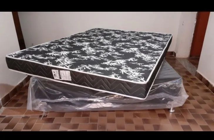 CAMA E COLCHÃO D20 SELADO CASAL , NOVO