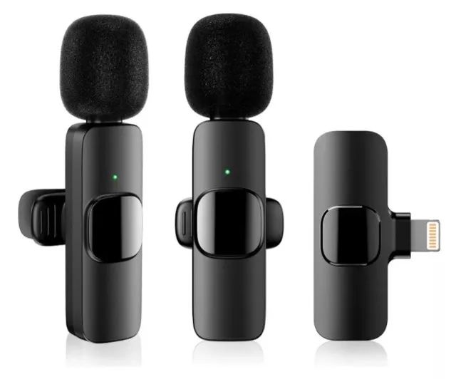 MICROFONE DE LAPELA SEM FIO TIPO C K9 - Foto 3