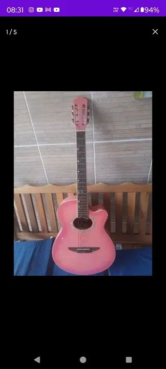 Violão Rosa - 