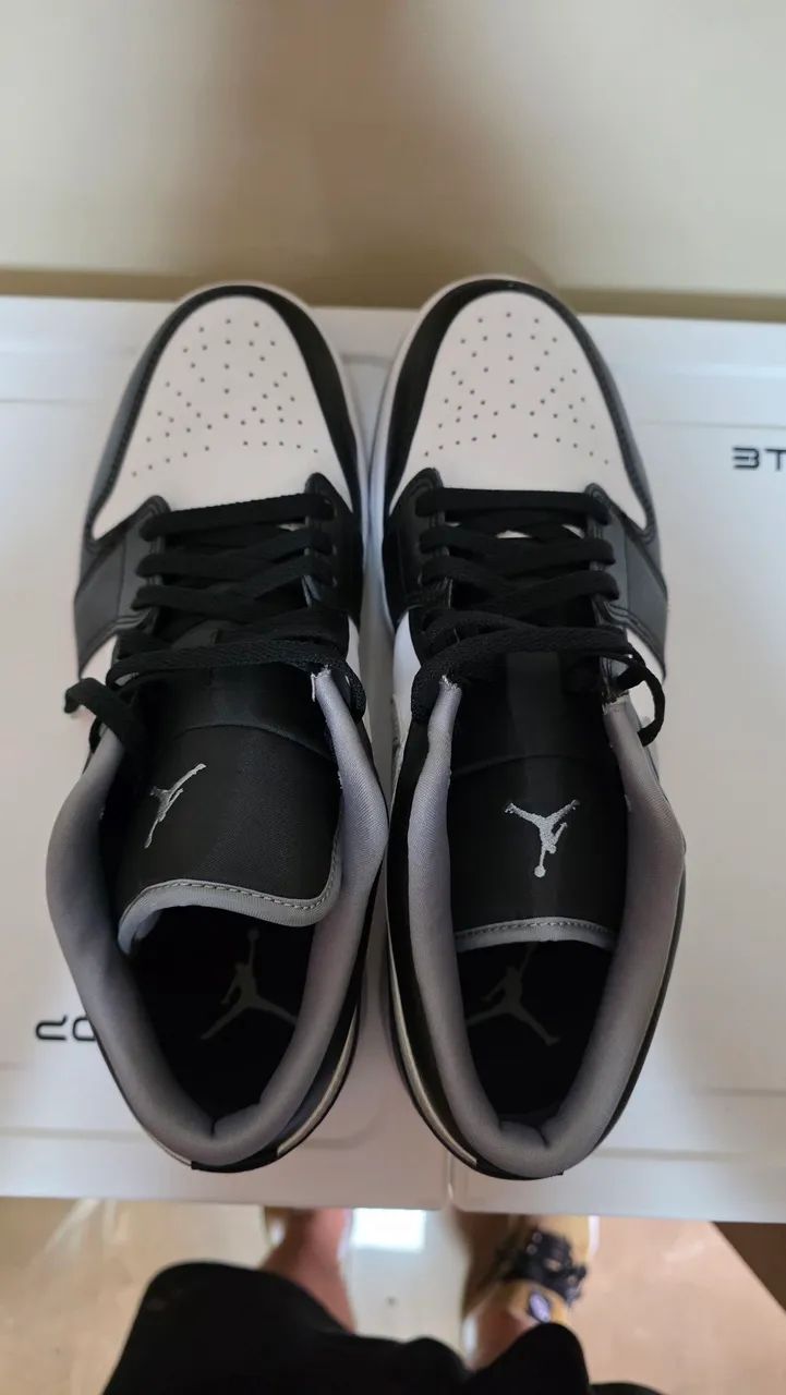 Air Jordan 1 Black Medium Grey - Foto 4