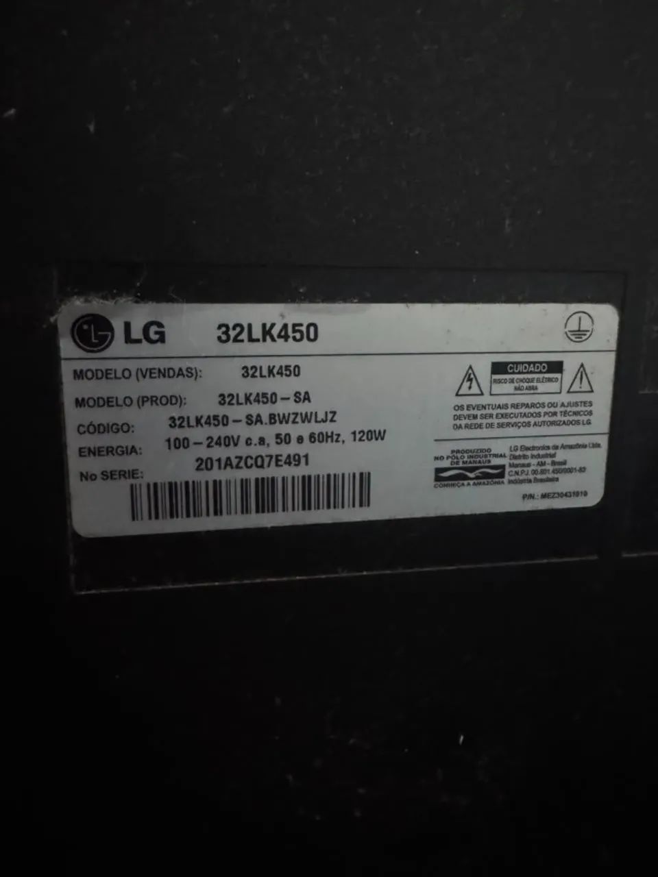 TV LG 32" LCD - Excelente Estado - Funcionando Perfeitamente - Foto 2
