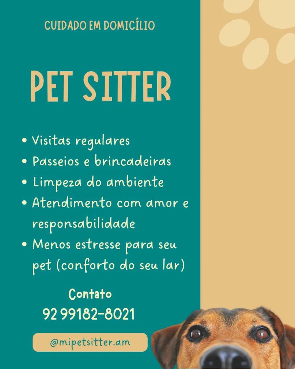 Babá do seu Pet