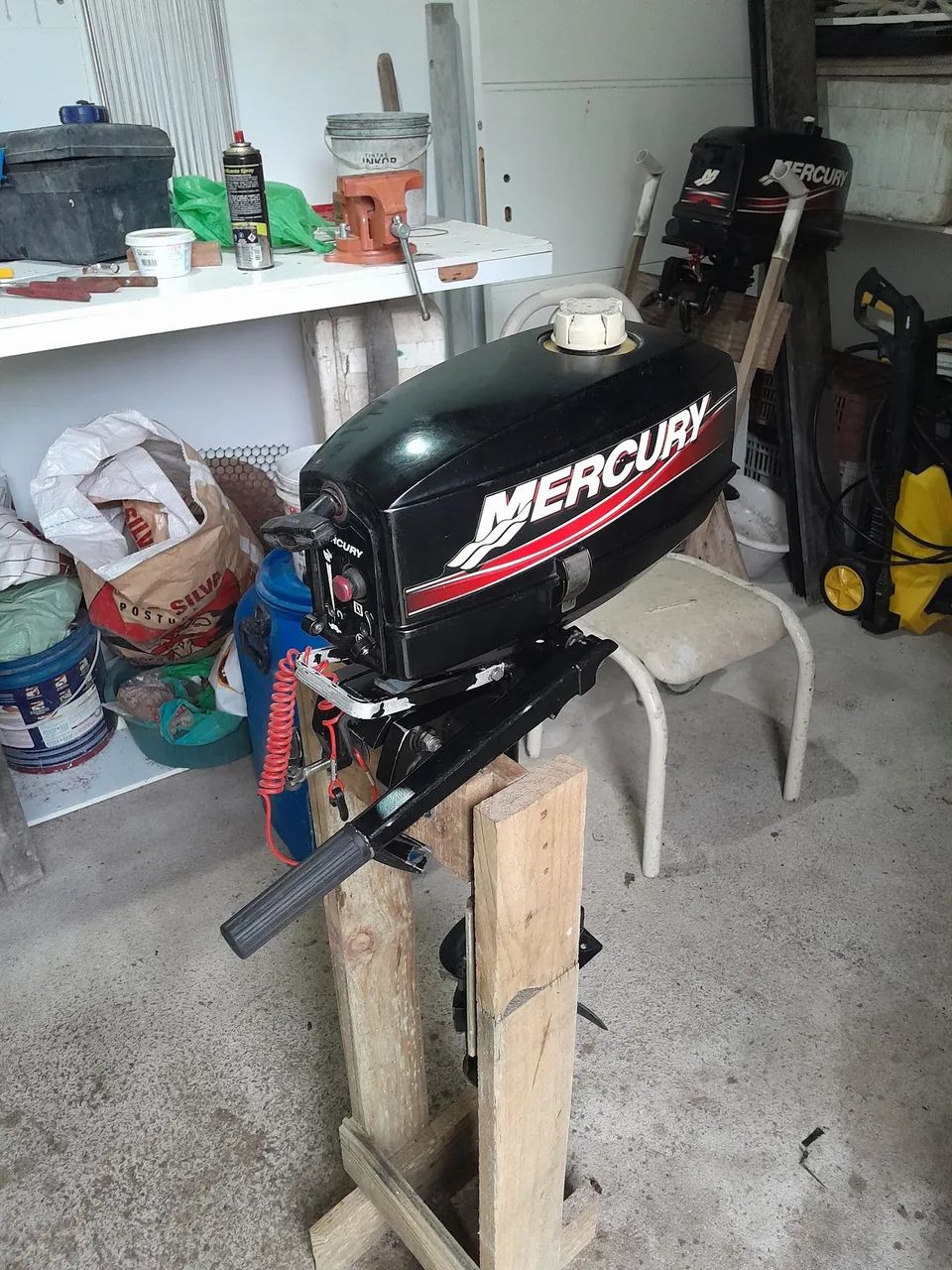 Motor mercury 3.3 hp 2t