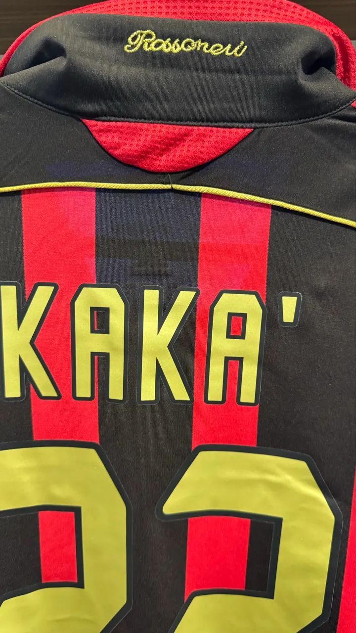 Camisa Milan retrô Kaká - Foto 3