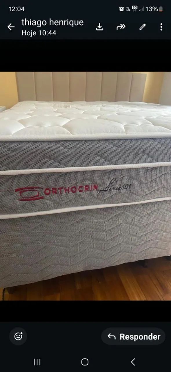 Cama Queen Orthocrin seminova - Foto 2